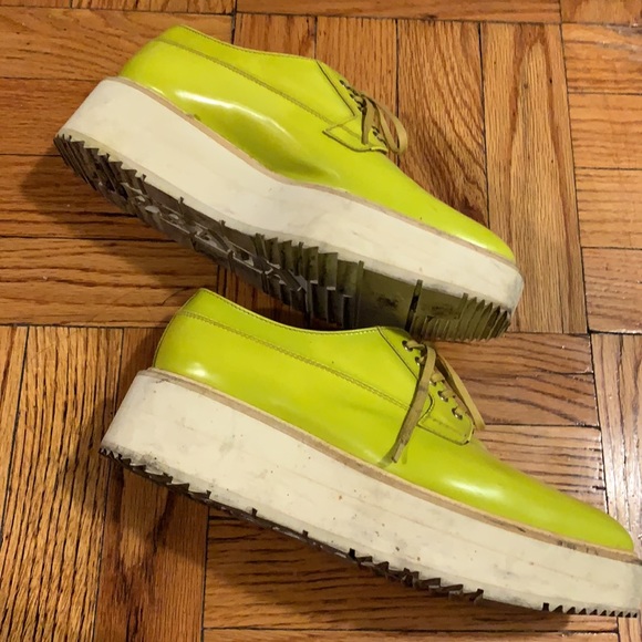 Yellow Prada Flatforms - Picture 2 of 4